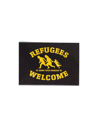 Refugees Welcome - Sticker - @ No Borders
