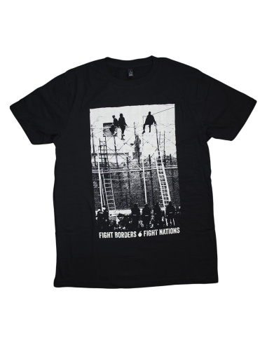 Fight Borders Fight Nations - Black Mosquito - T-Shirt - Black - @ No Borders