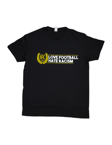 IFC Rostock - T-Shirt - Love Football Hate Racism - Black - @ No Borders