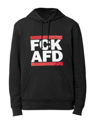 Gegen AFD Nazis - No Borders - T-Shirt - Schwarz - @ No Borders