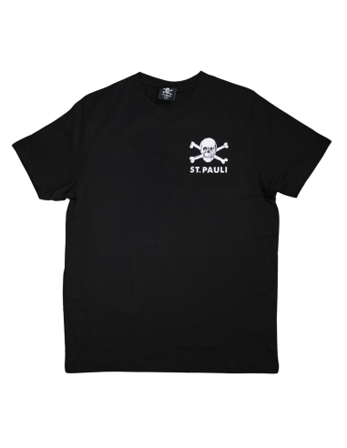 St. Pauli - T-Shirt - Totenkopf II - Black - @ No Borders