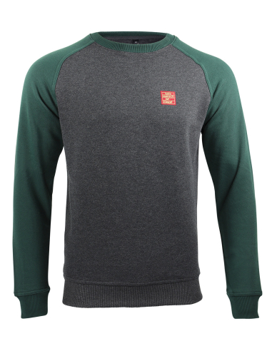 Kein Mensch ist illegal - No Borders - Sweater - Grey/Green - @ No Borders