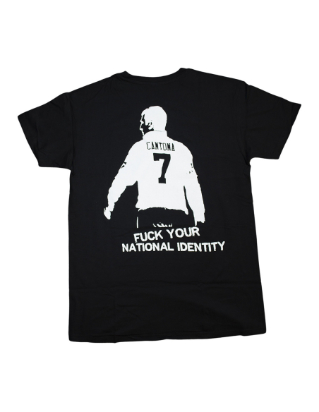 Roter Stern Leipzig - T-Shirt - Cantona - Black