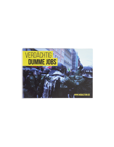 Verdächtig dumme Jobs - Sticker - @ No Borders