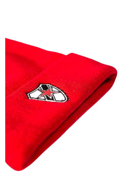 Roter Stern Leipzig - Wintermütze - Logo Stick - Red