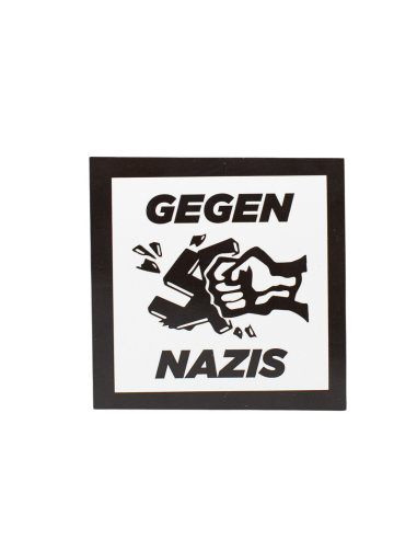 Gegen Nazis - Sticker - @ No Borders