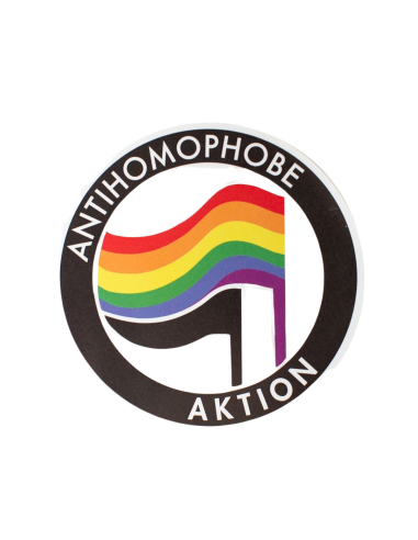 Antihomophobe Aktion - Sticker - @ No Borders