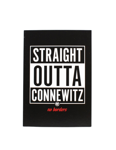 Straight Outta Connewitz - Postkarte - @ No Borders