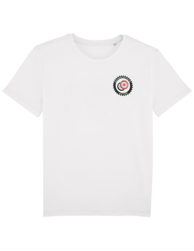 Fahrrad Antifa - No Borders - T-Shirt - Pocket Print - White - @ No Borders