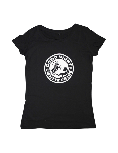 Good Night White Pride Unicorn - Black Mosquito - T-Shirt tailliert - Black - @ No Borders