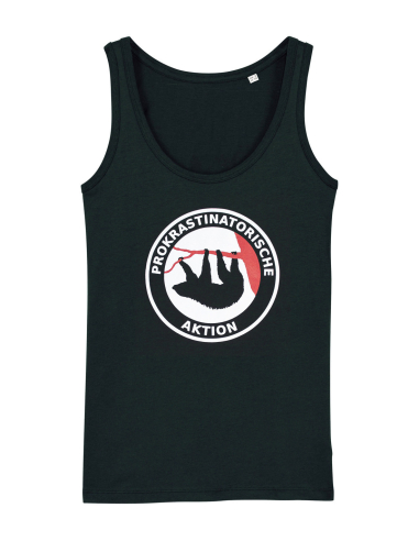 Prokrastinatorische Aktion - No Borders - Tanktop - Black - @ No Borders