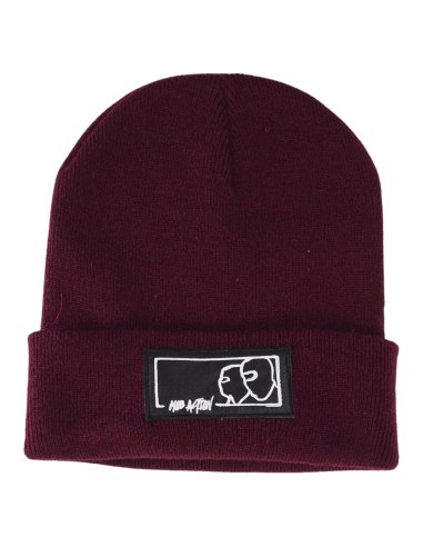 Mob Action Hassis - Wintermütze - Burgundy - @ No Borders