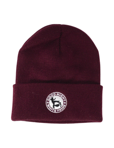 Good Night White Pride - Winter Hat - Burgundy - @ No Borders