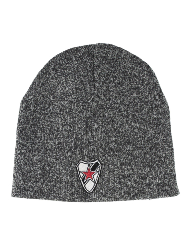 Roter Stern Leipzig - Beanie - Logo Stick - Heather Grey - @ No Borders