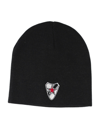 Roter Stern Leipzig - Beanie - Logo Stick - Black - @ No Borders