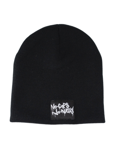 No Cops No Nazis - Beanie - Black - @ No Borders