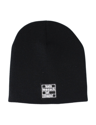Kein Mensch ist illegal - Beanie - Black - @ No Borders