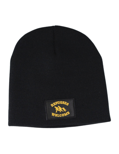 Refugees Welcome - Beanie - Black - @ No Borders