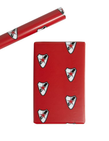 Roter Stern Leipzig - Wrapping Paper - Red - @ No Borders