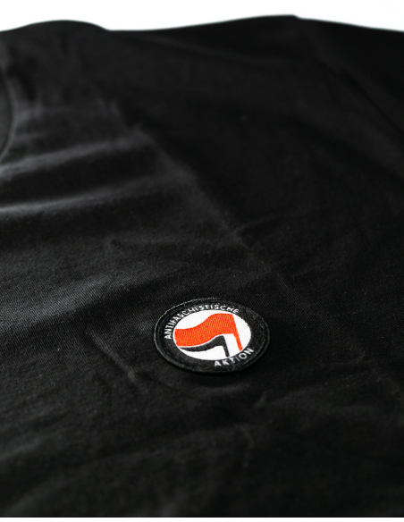Siamo Tutti Antifascisti - No Borders - T-Shirt - Black