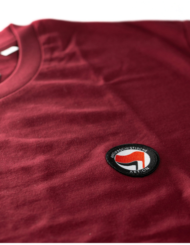 Siamo Tutti Antifascisti - Mob Action - T-Shirt - Burgundy - @ No Borders