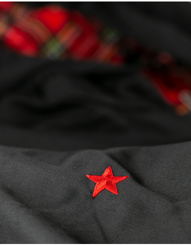 Mob Action Classic - Jacke - Hooded Harrington - Black/Red - @ No Borders