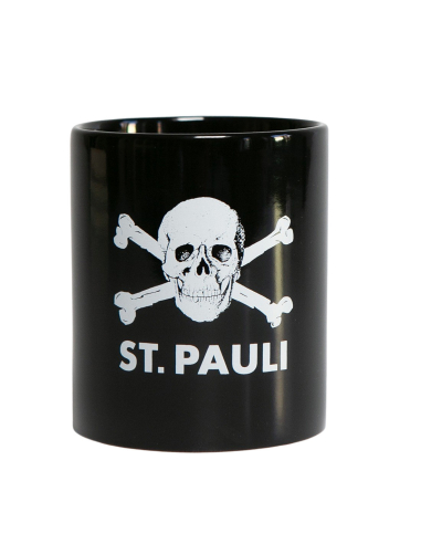 St. Pauli - Mug - Totenkopf - Black - @ No Borders