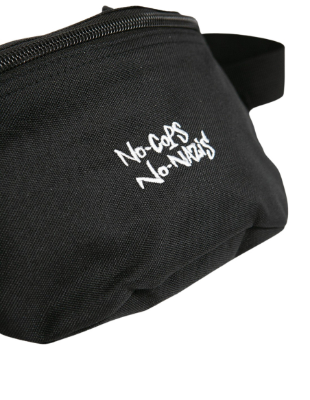 No Cops No Nazis - Mob Action - Hip Bag - Black No Cops No Nazis - Mob Action - Hip Bag - Black