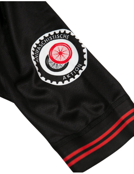 Roter Stern Leipzig - Bike Jersey Short Sleeve - Black/Red Roter Stern Leipzig - Bike Jersey Short Sleeve - Black/Red