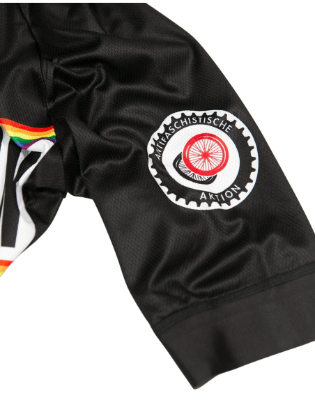 Roter Stern Leipzig - Radtrikot Kurzarm - Black/Rainbow Roter Stern Leipzig - Radtrikot Kurzarm - Black/Rainbow