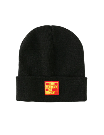 Kein Mensch ist illegal - Wintermütze - Mustard - @ No Borders