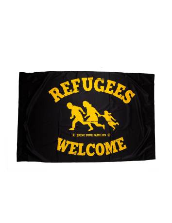 Mob Action Logo - Schultertasche - Red Star - Black - @ No Borders