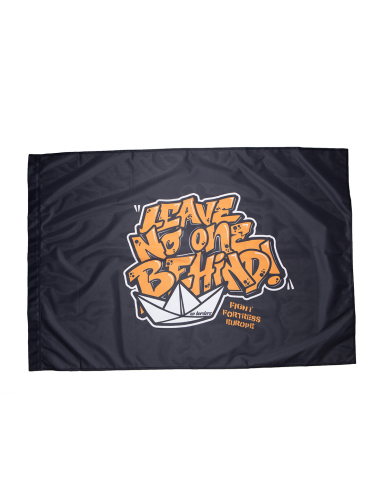 Leave No One Behind (Fight Fortress Europe) - Fahne - @ No Borders