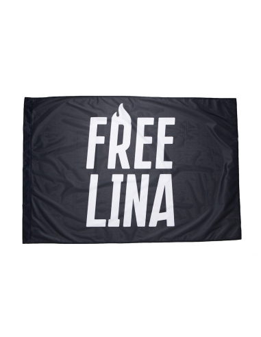 Free Lina - Fahne - @ No Borders