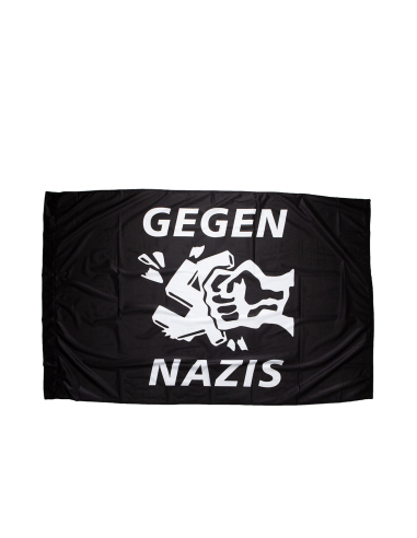 Gegen Nazis - Fahne - @ No Borders