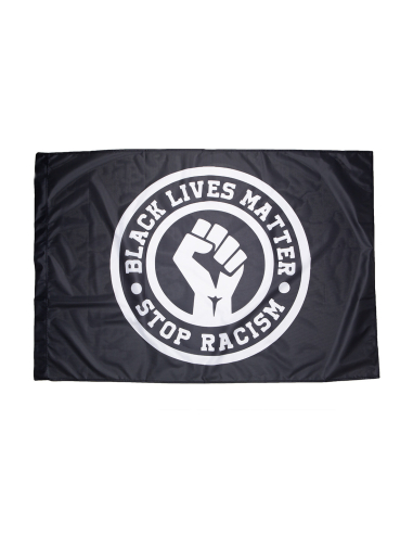 Black Lives Matter / Stop Racism - Flag - @ No Borders