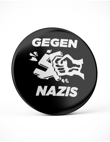 Gegen Nazis - Button - @ No Borders