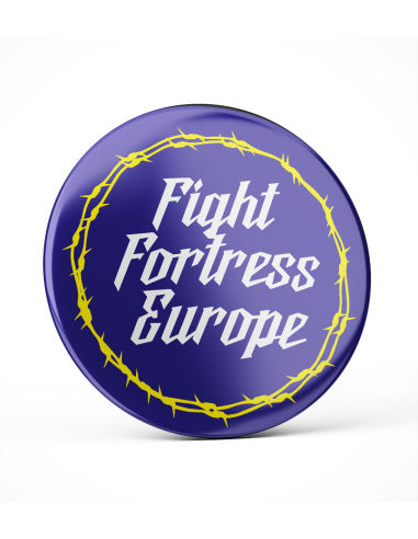 Fight Fortress Europe - Button - @ No Borders
