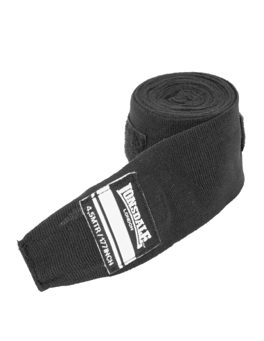 Lonsdale - Bandagen 450cm - Pro Hand - Black - @ No Borders
