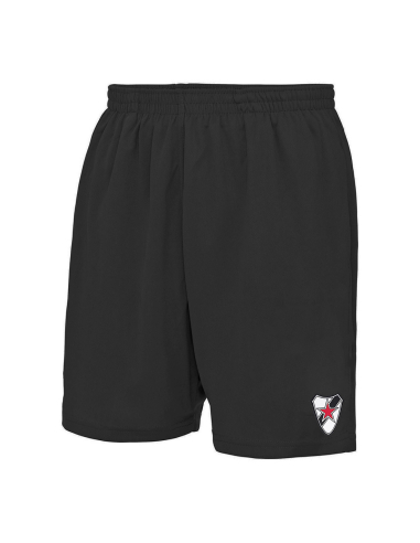 Roter Stern Leipzig - Shorts - Logo Patch - Black - @ No Borders