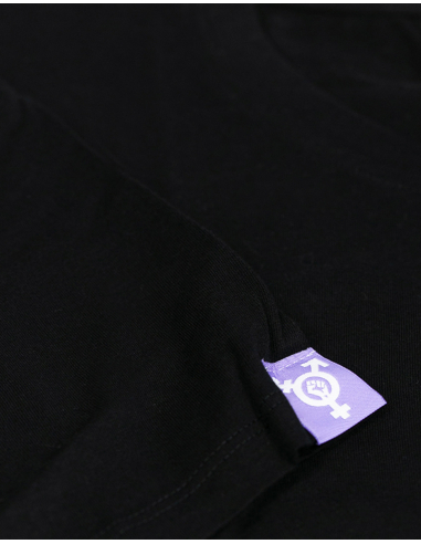 LGBTQ - Mob Action Classic - T-Shirt tailliert - Black/Purple - @ No Borders