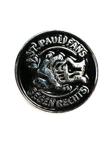St. Pauli - Pin - Gegen Rechts - @ No Borders