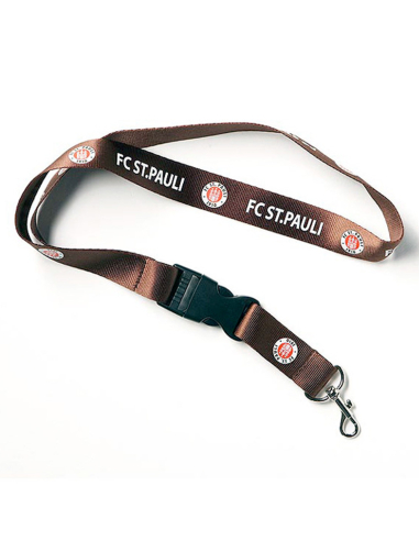 St. Pauli - Schlüsselband - Logo - Brown - @ No Borders