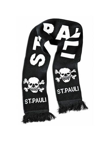 St. Pauli - Wollschal - Totenkopf - Black - @ No Borders