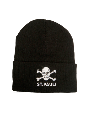 St. Pauli - Wintermütze Kids - Totenkopf - Black - @ No Borders