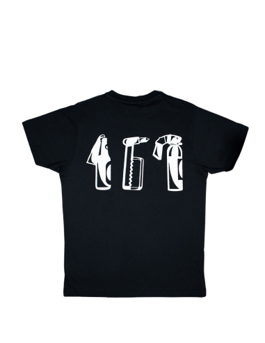 Antifa bleibt Handarbeit - SOLI T-Shirt - Black - @ No Borders