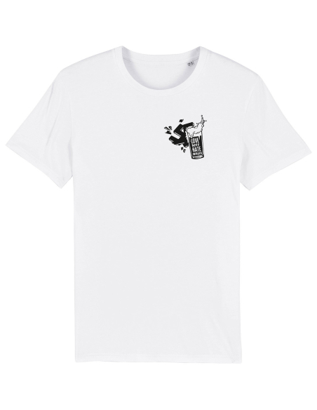 Love Beer Hate Nazis 2.0 - No Borders - T-Shirt - White