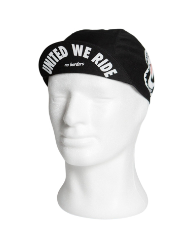 United We Ride - Fahrrad Cap - No Borders - Black - @ No Borders
