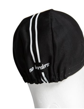 Kein Mensch ist illegal - No Borders - T-Shirt - Black/Black - @ No Borders