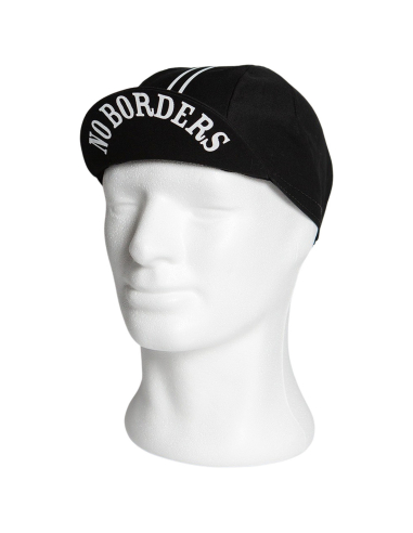 No Borders - Fahrrad Cap - Black - @ No Borders